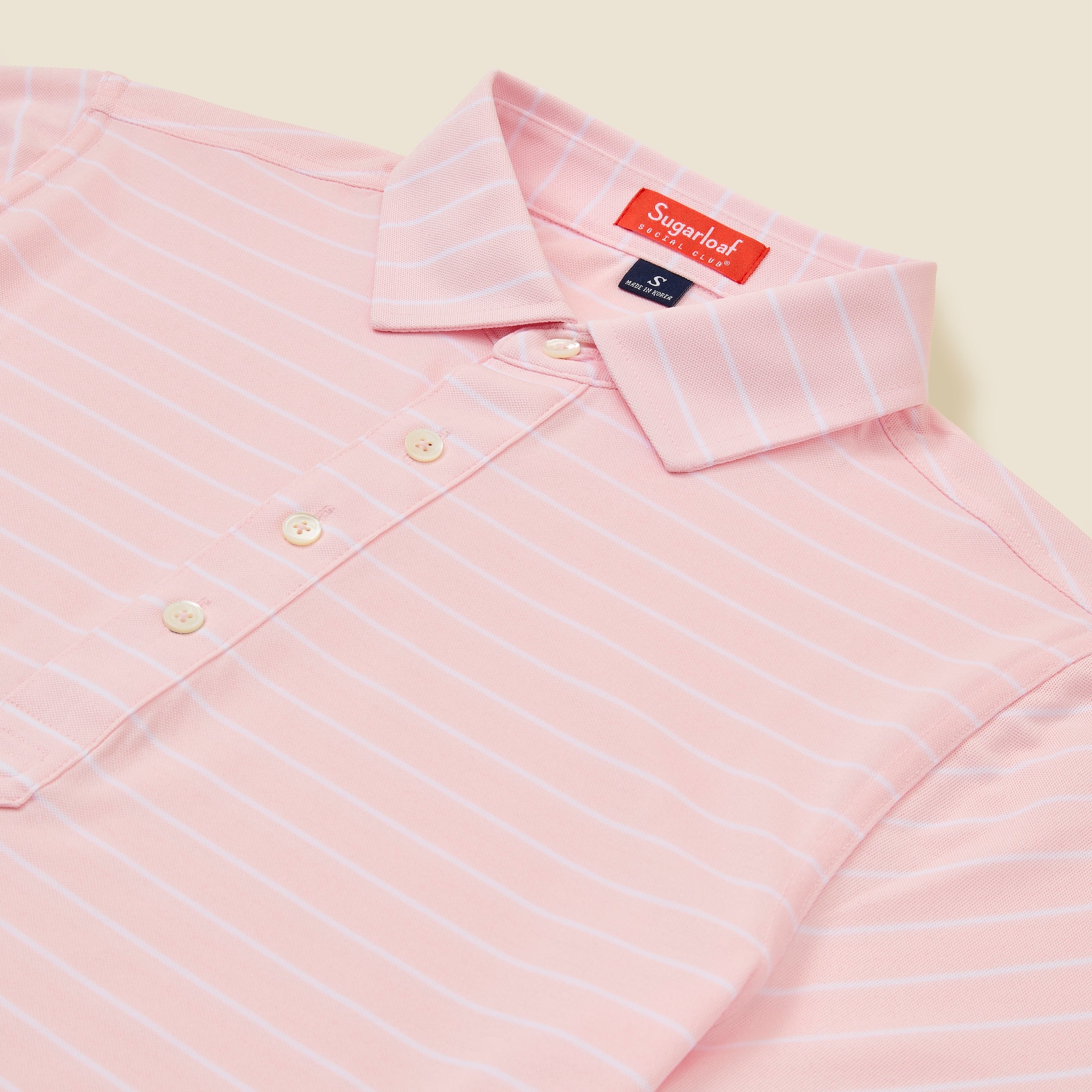 The Club Stripe Polo