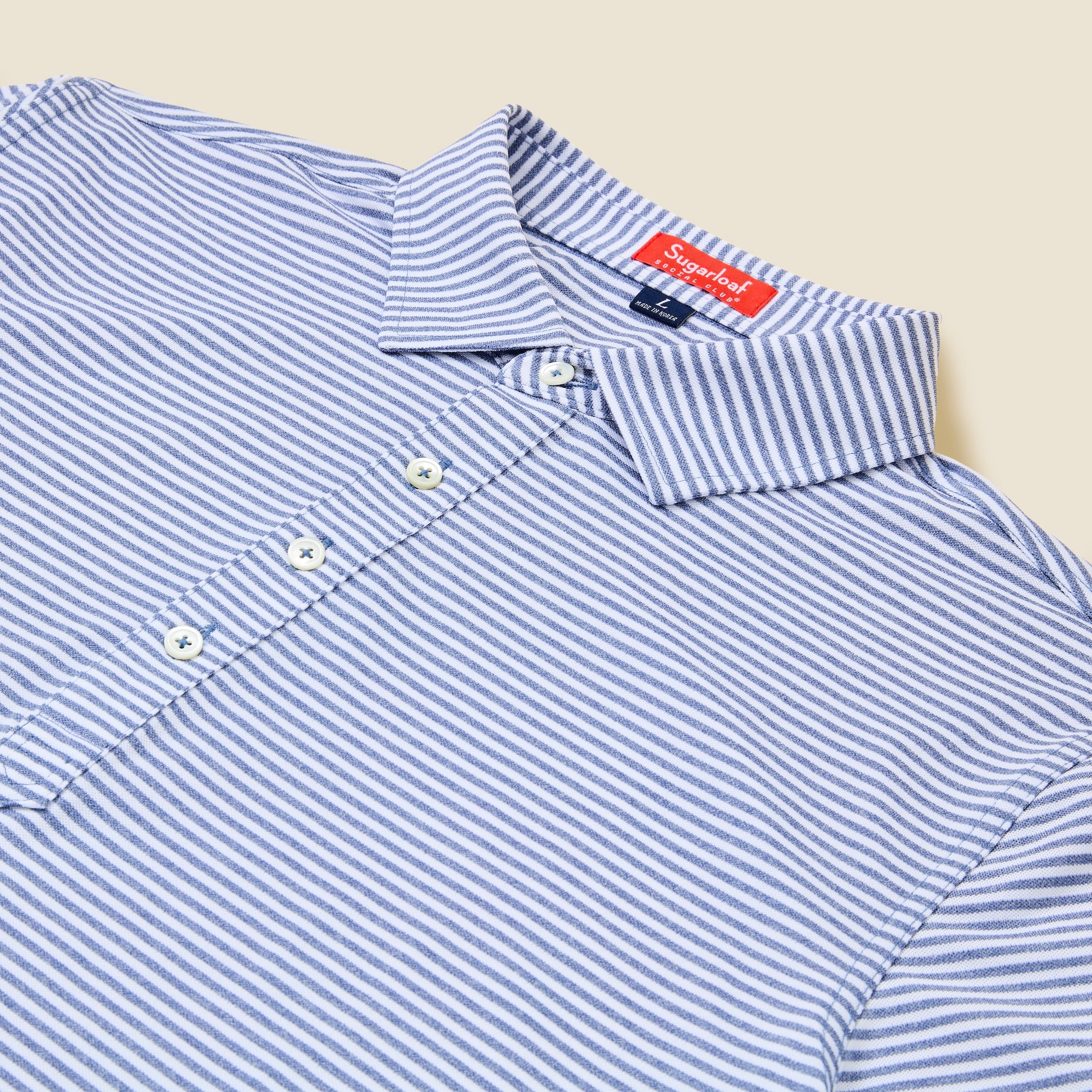 The Mini Stripe LS Polo