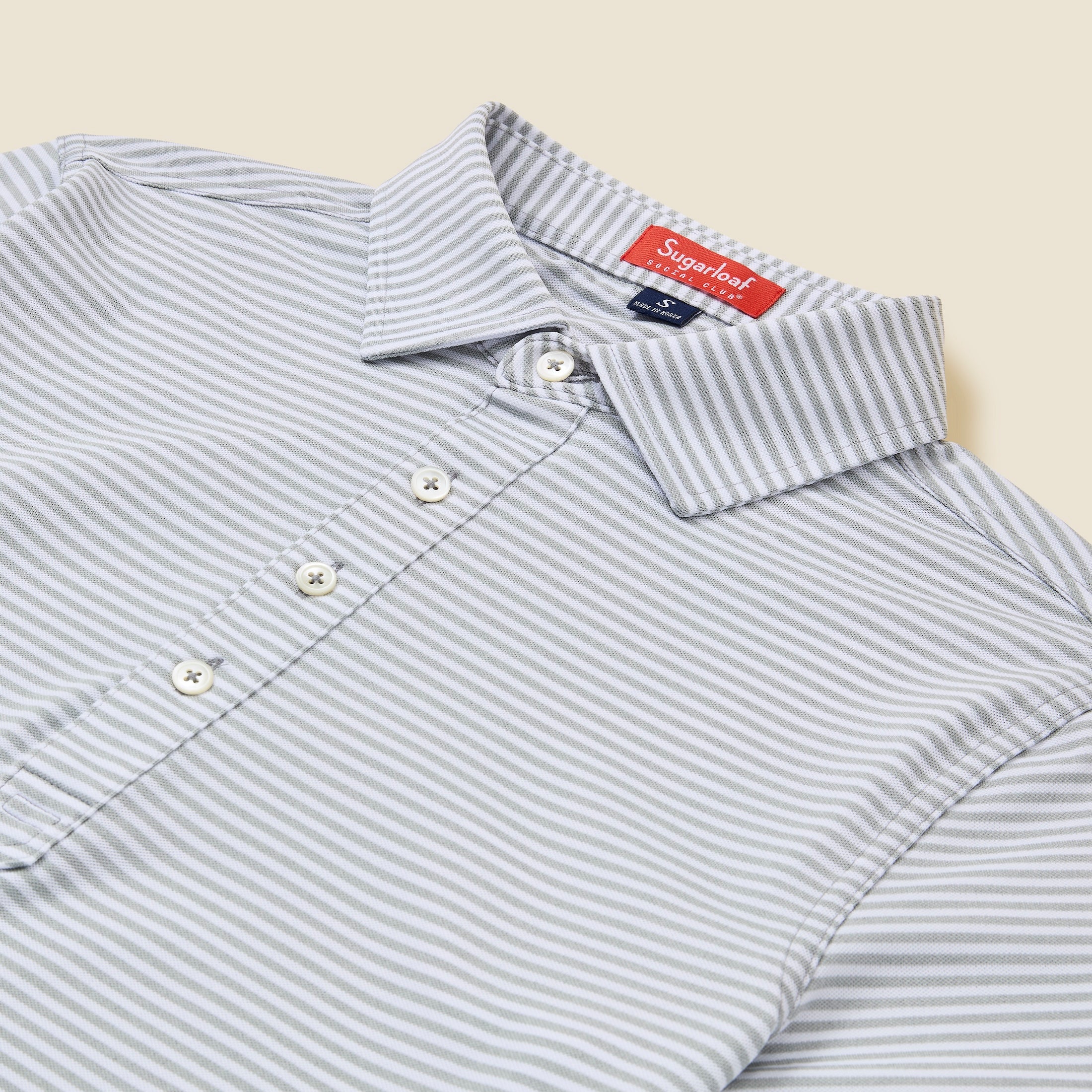 The Mini Stripe LS Polo
