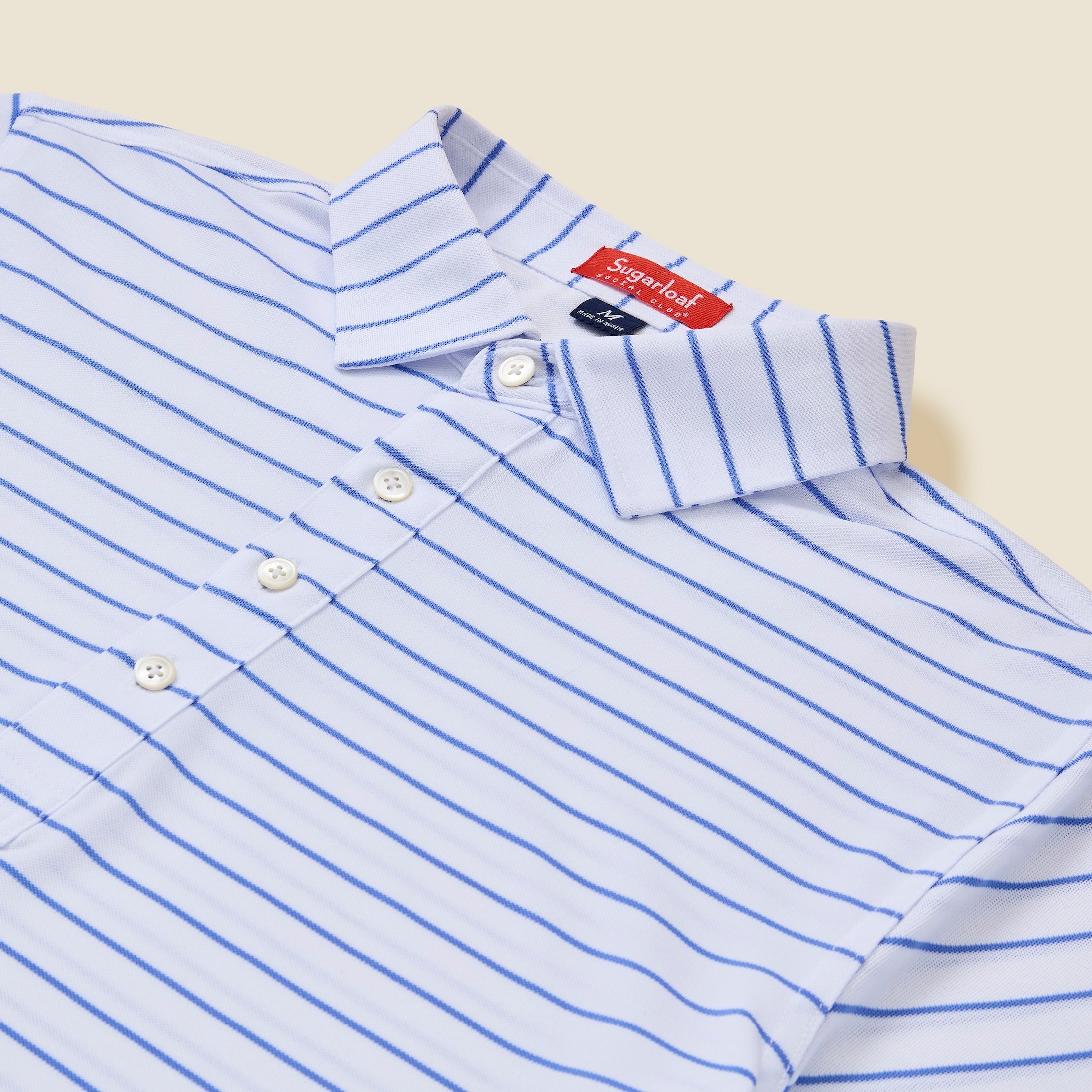 The Club Stripe Polo