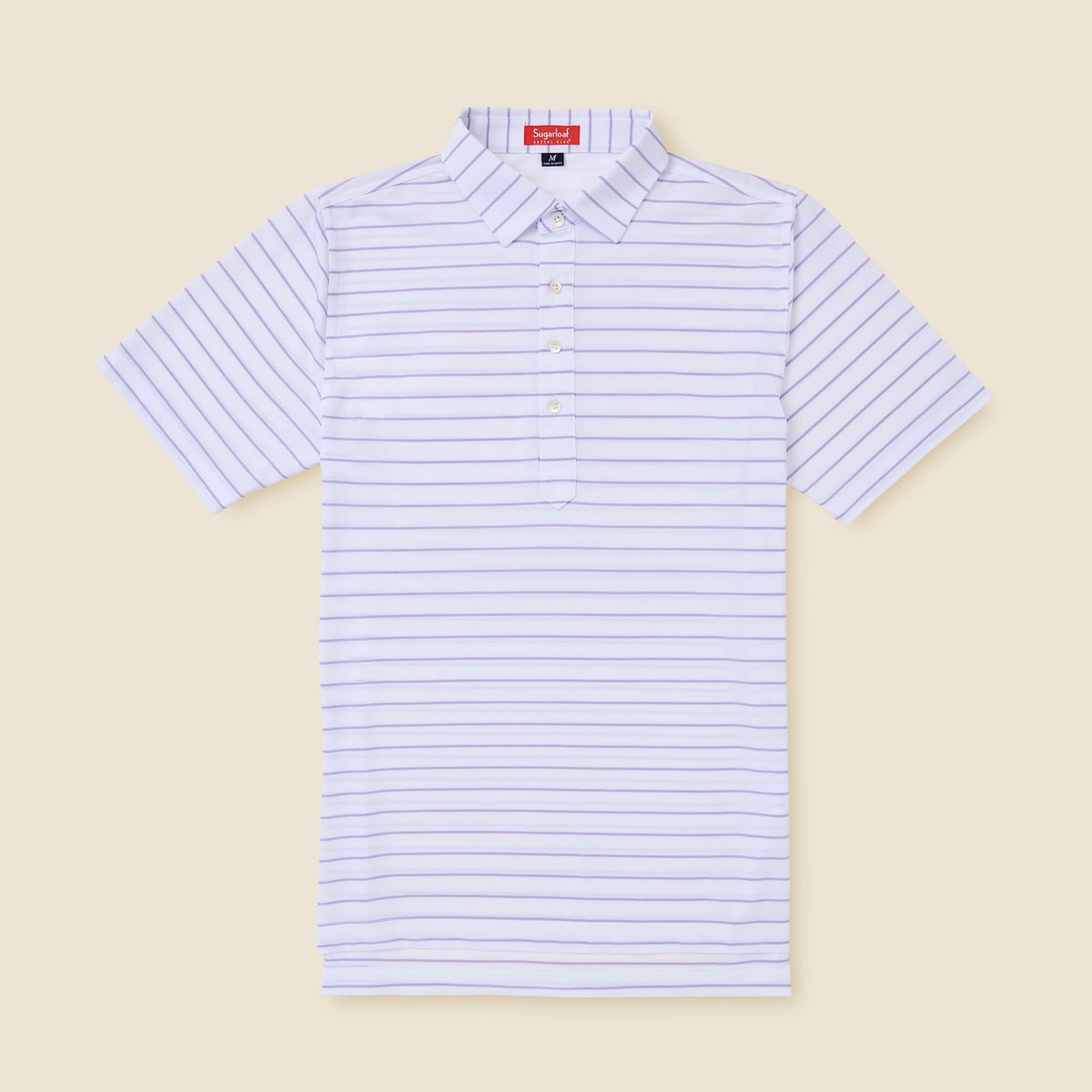 The Club Stripe Polo | Mens Pique Golf Polo