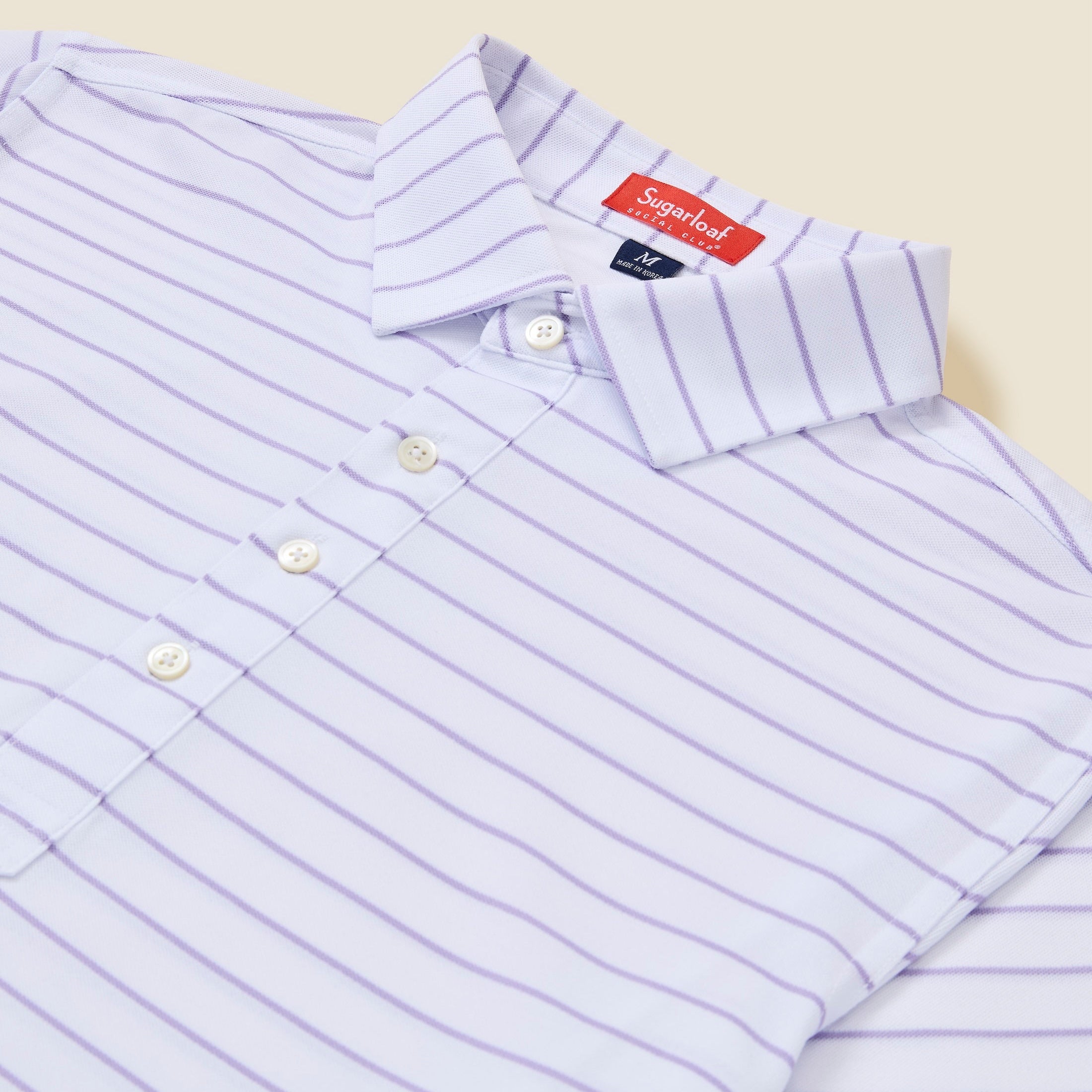 The Club Stripe Polo