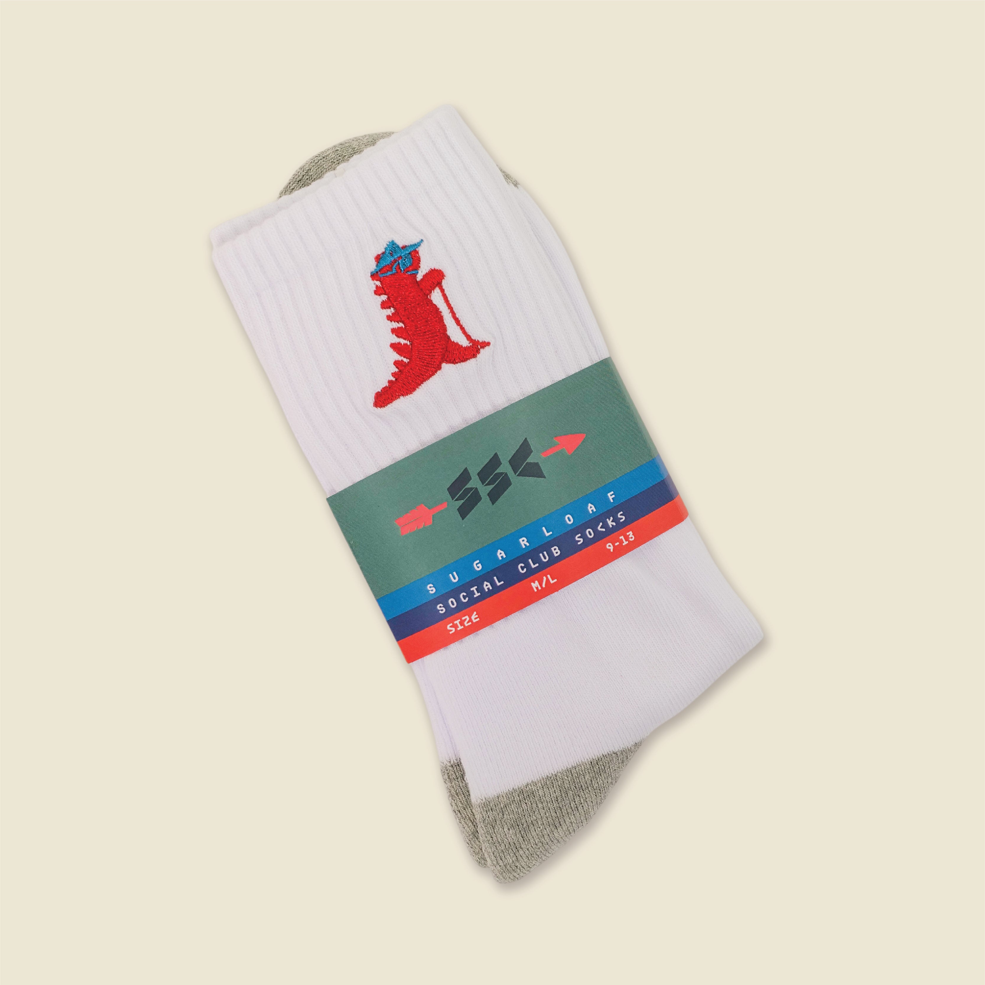 Tourasaurus Crew Socks