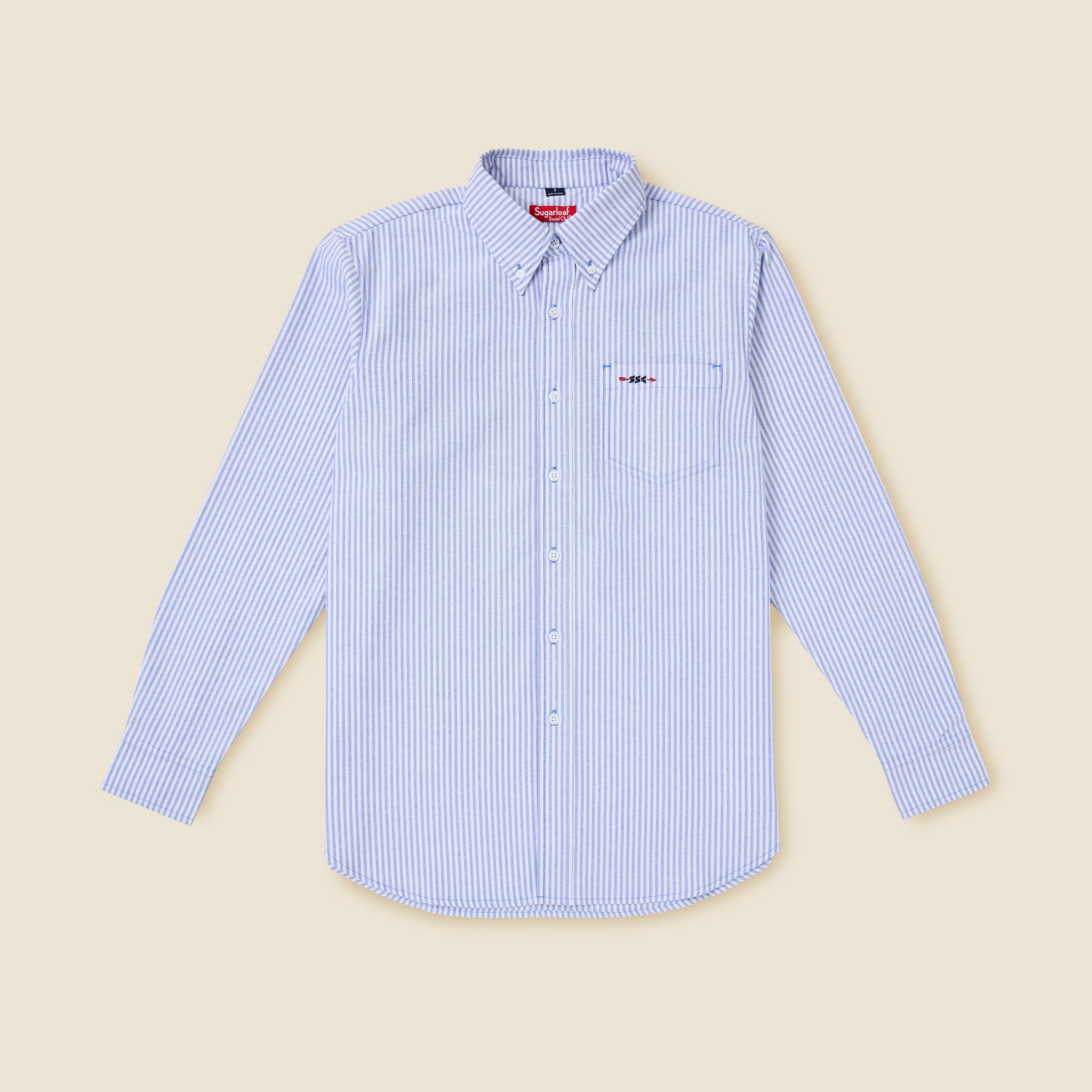 The Tournament Oxford Shirt | Mens Casual Button-Down Striped
