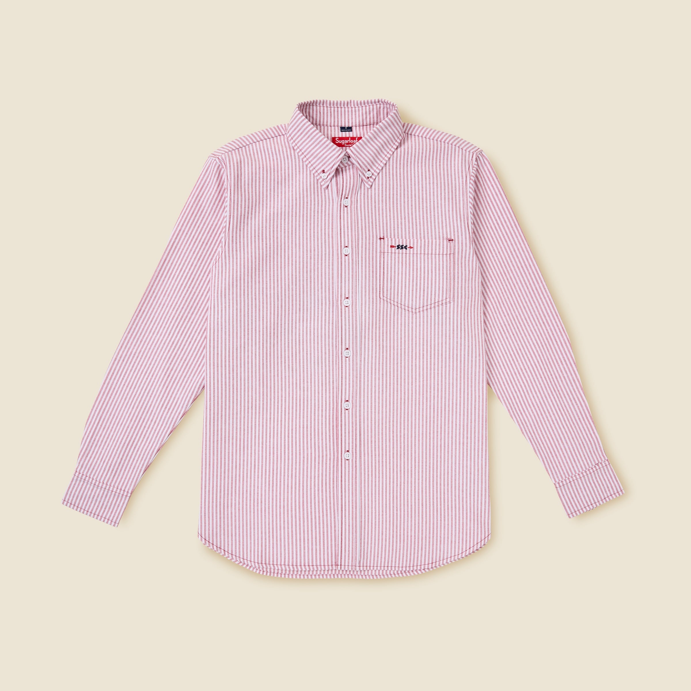 The Tournament Oxford Shirt | Mens Casual Button-Down Striped