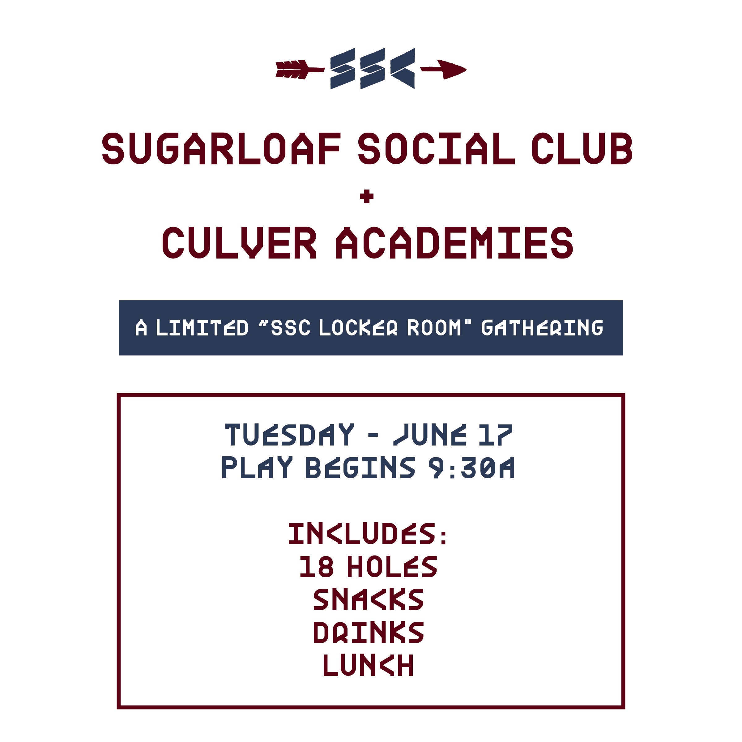 SSC + Culver Academies | Event Ticket