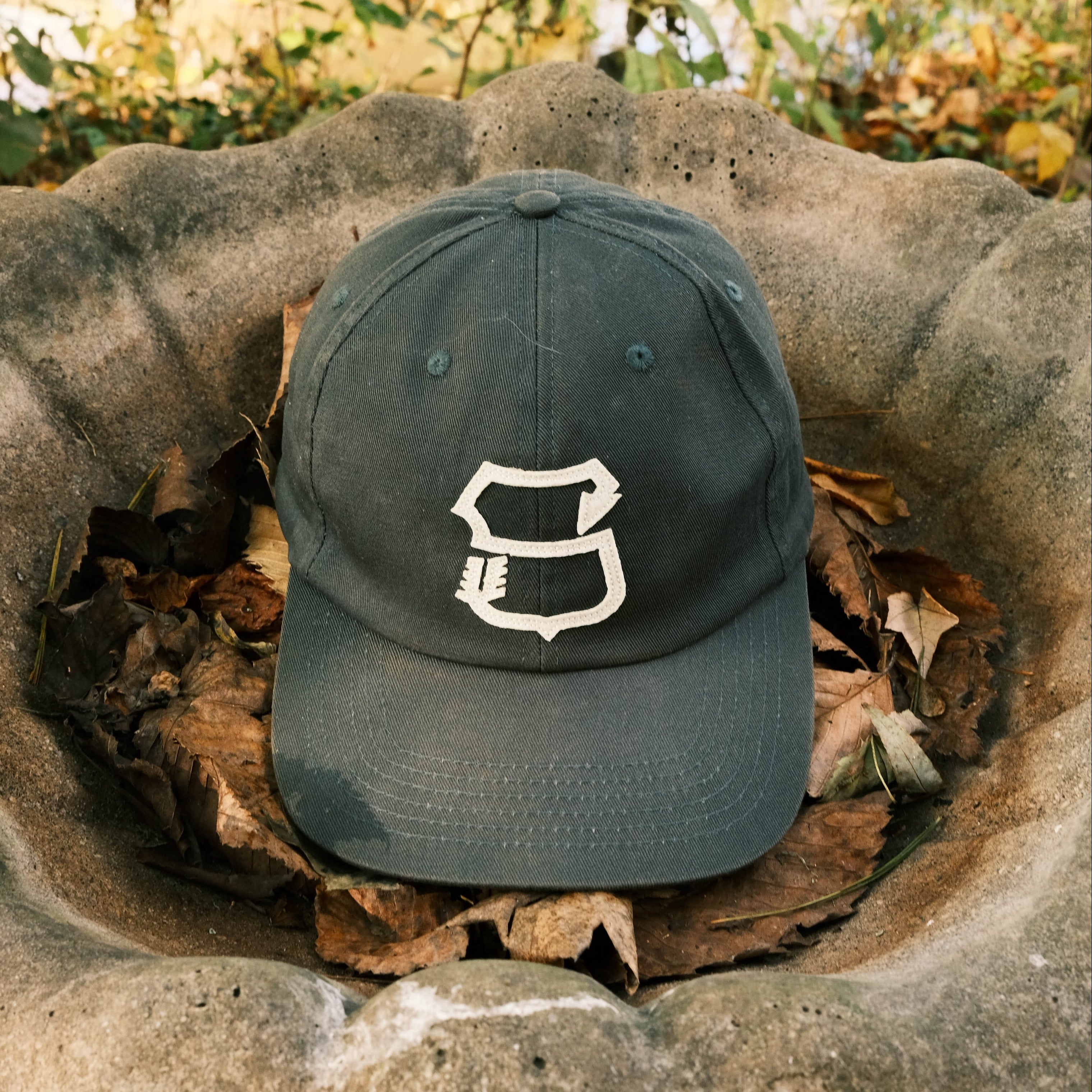 Forest Green Retro Golf Snap-Back Hat