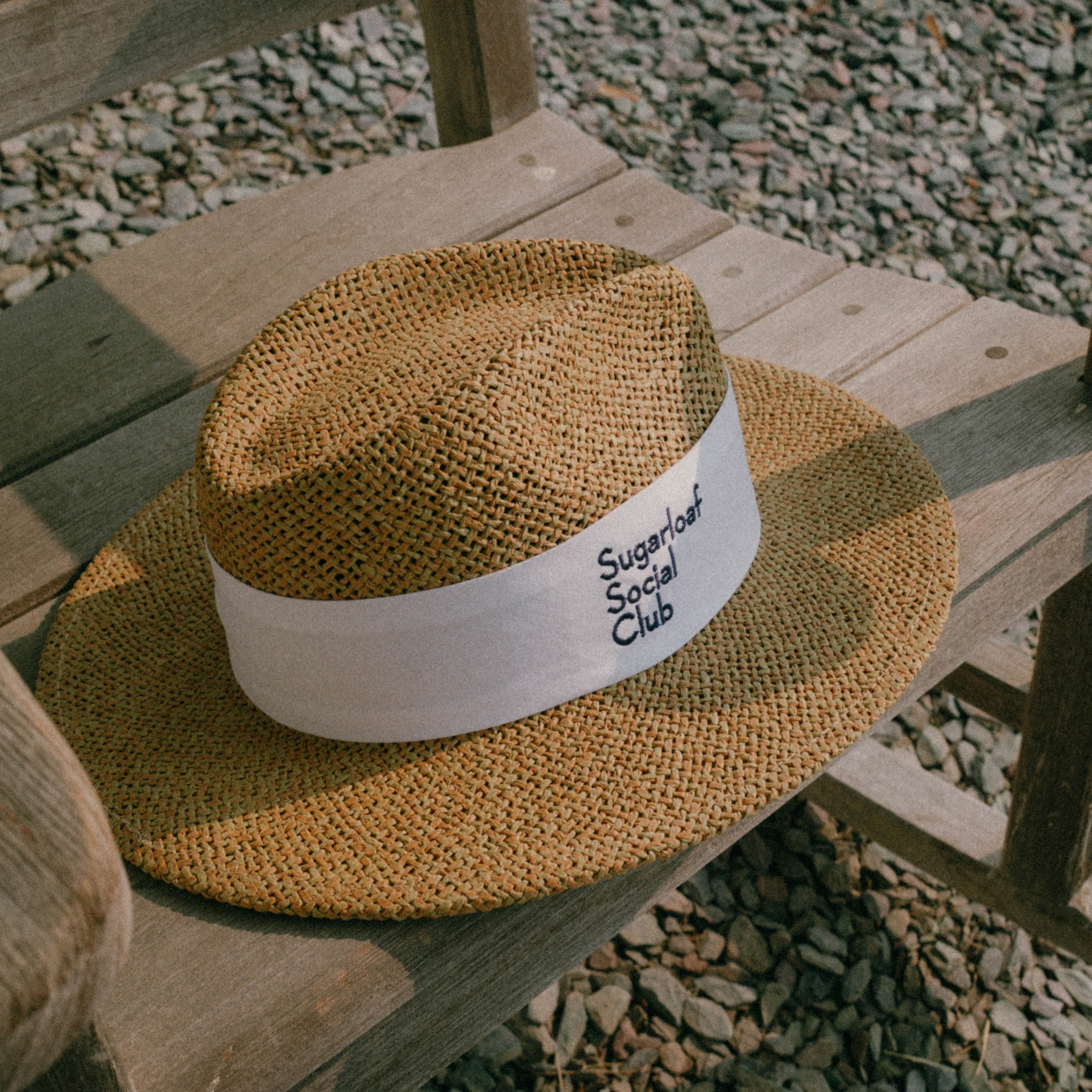 【AWESOME NEEDS】SUGARLOAF HAT_STRIPE CREAM 001-simply-southern-hat-sunday