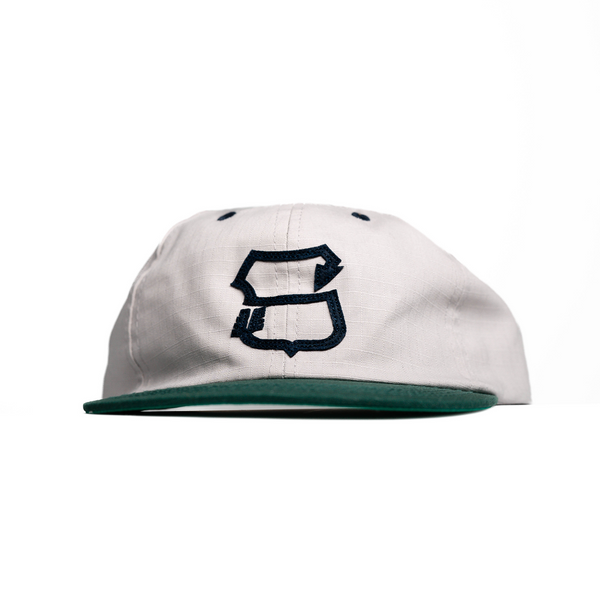 ☆EMIS\t☆ WHITE STITCH BALL CAPGREEN m1037_1334581 WHITE STITCH BALL CAP-KHAKI BEIGE - EMIS