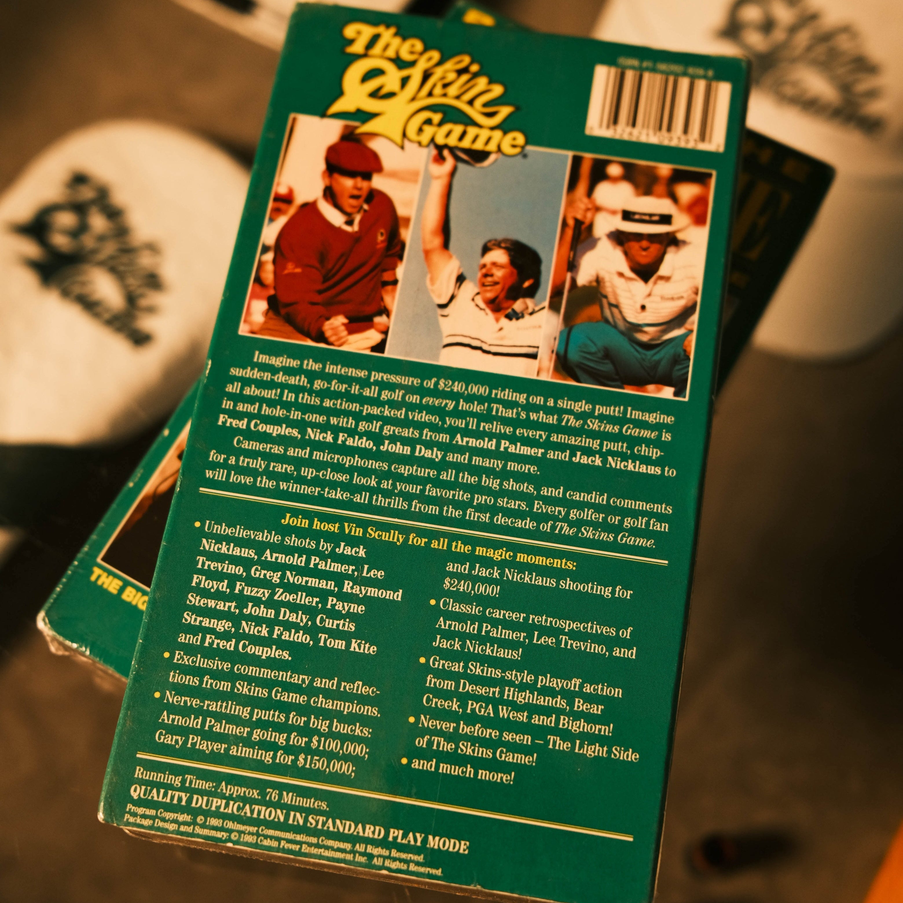 "Best of The Skins Game" on VHS