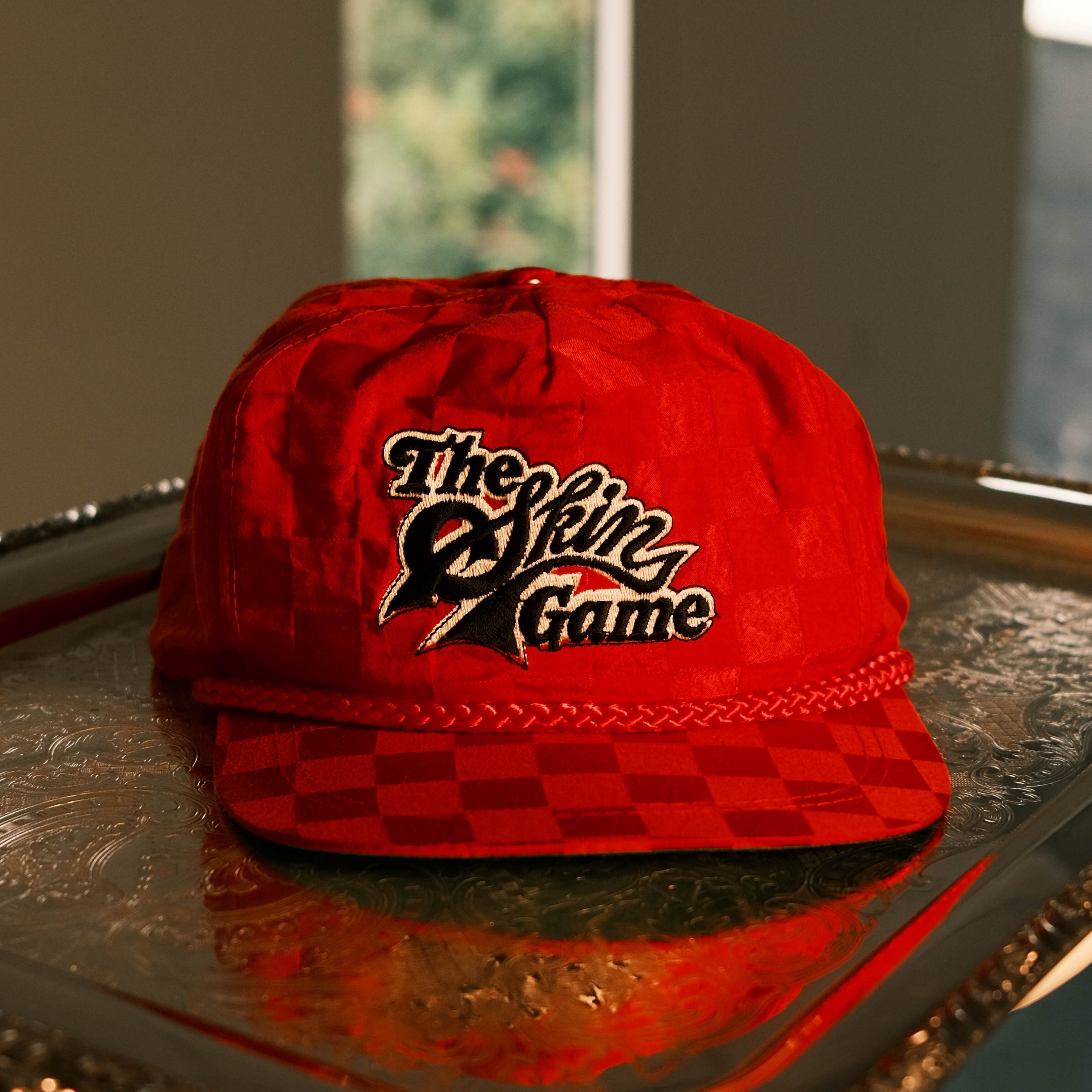 Skins Game Vintage Checker Cap