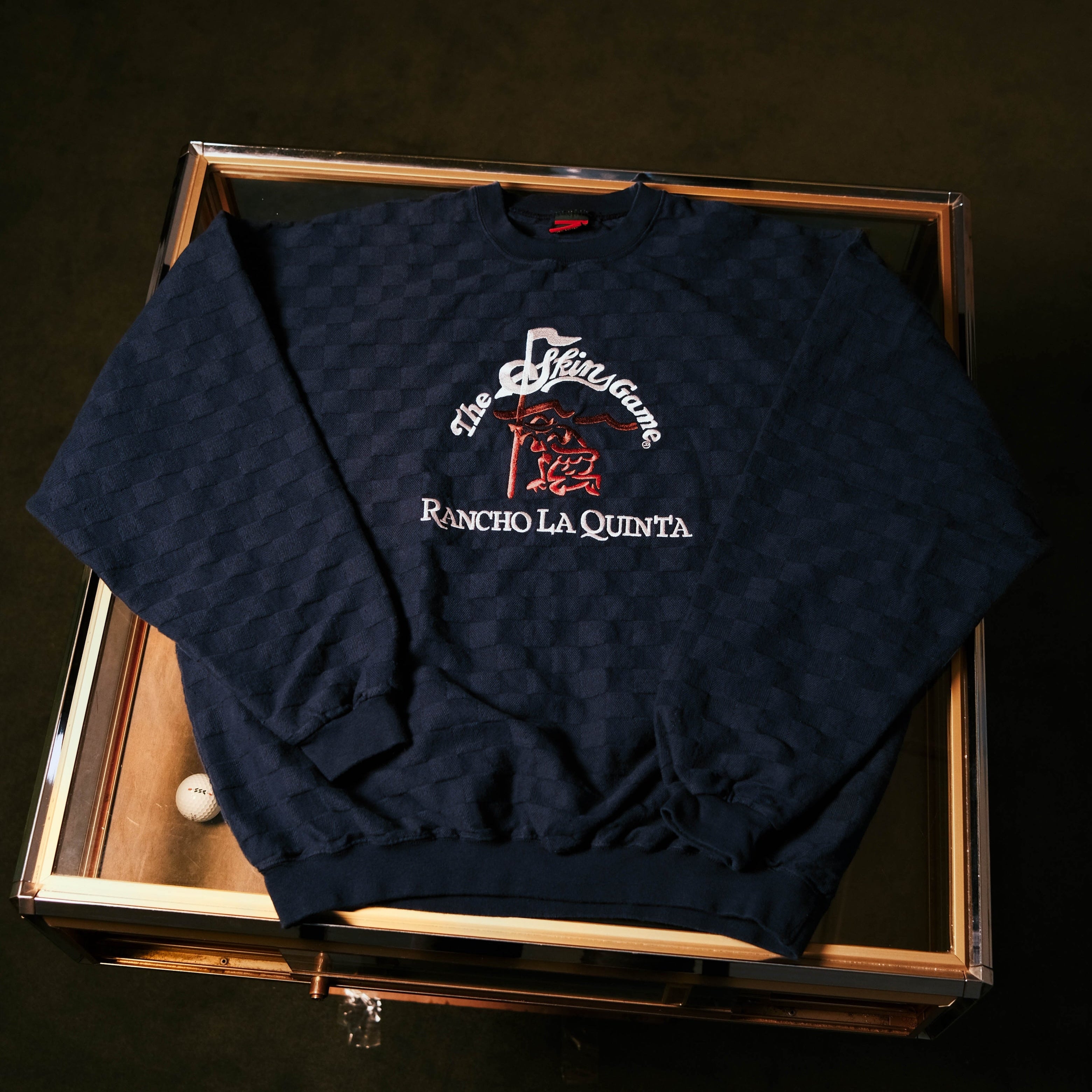 Skins Game Checkered Crewneck