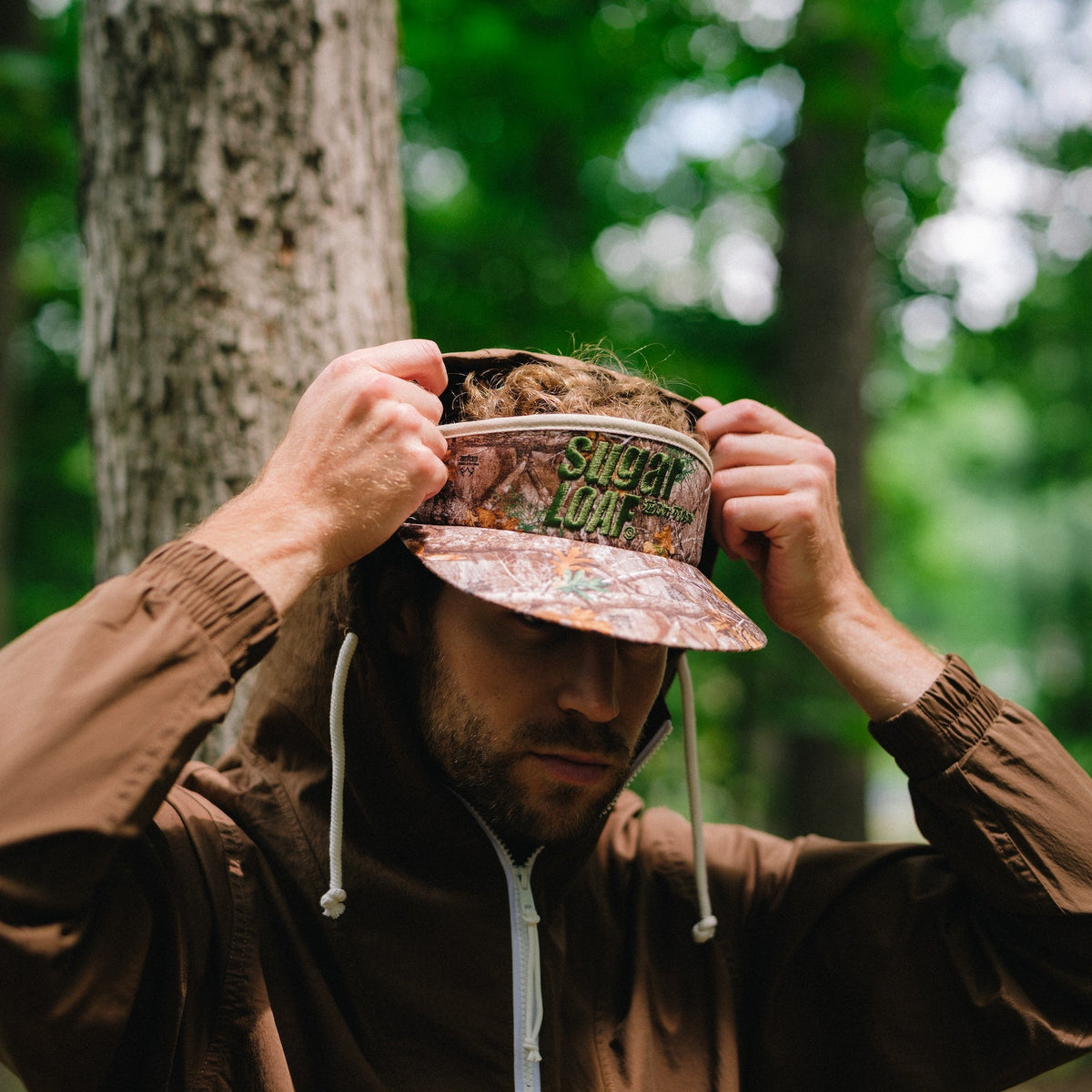 Realtree Camo Print High Crown Visor