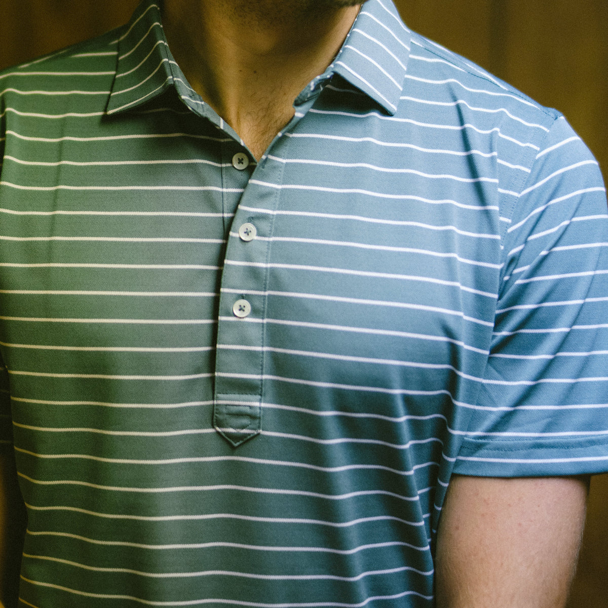 The Club Stripe Polo