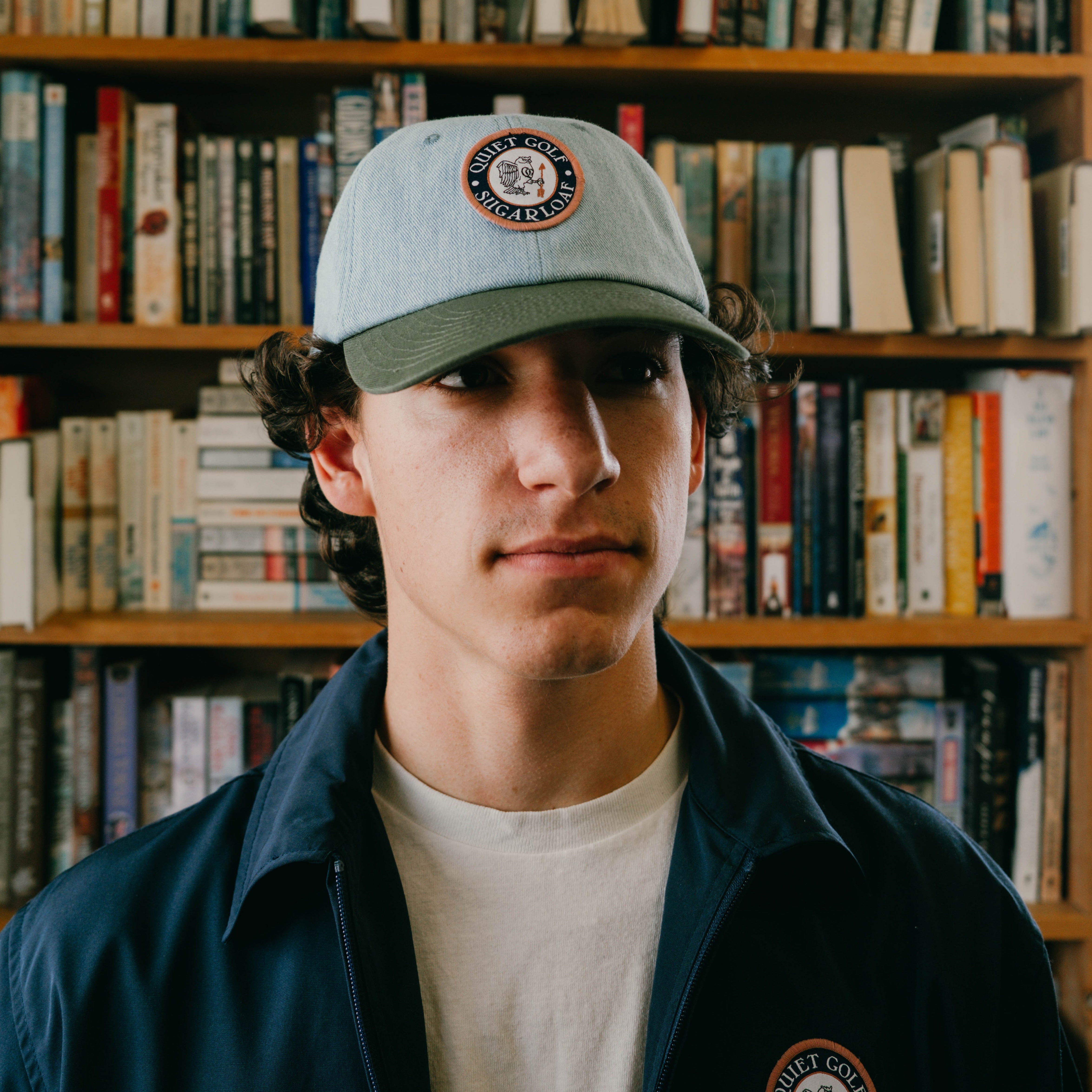 Quiet Golf x SSC Denim Dad Cap