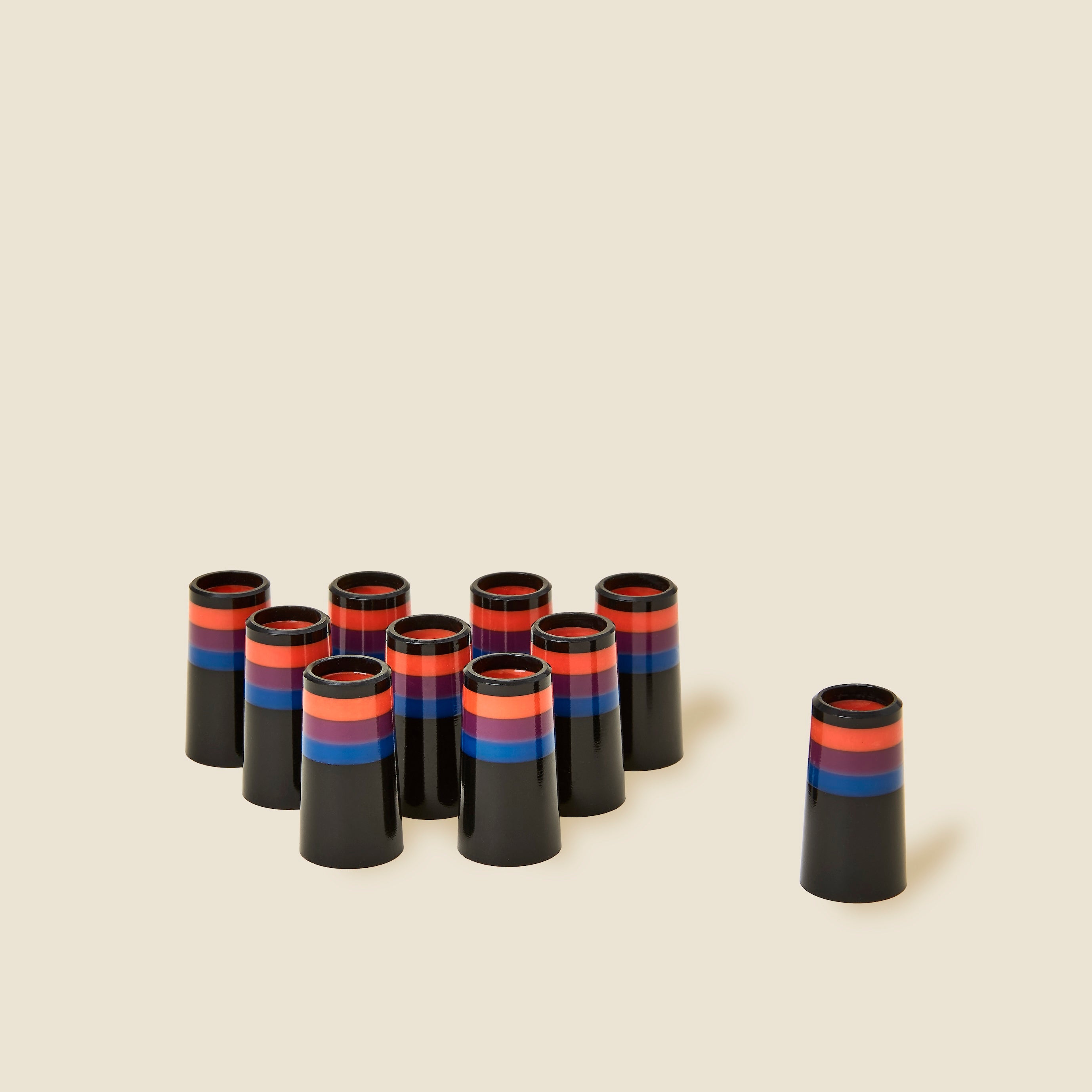 "Club Stripe" Ferrules (10-pack)