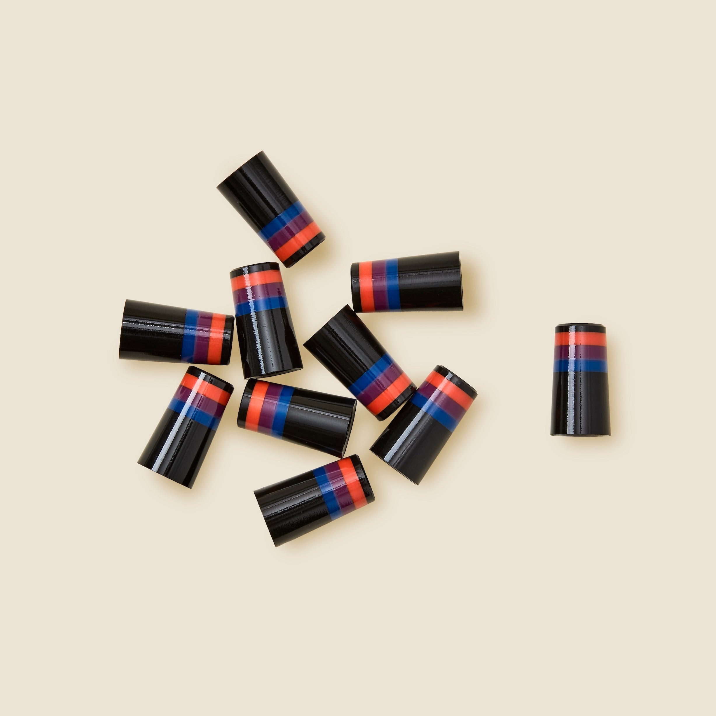 "Club Stripe" Ferrules (10-pack)