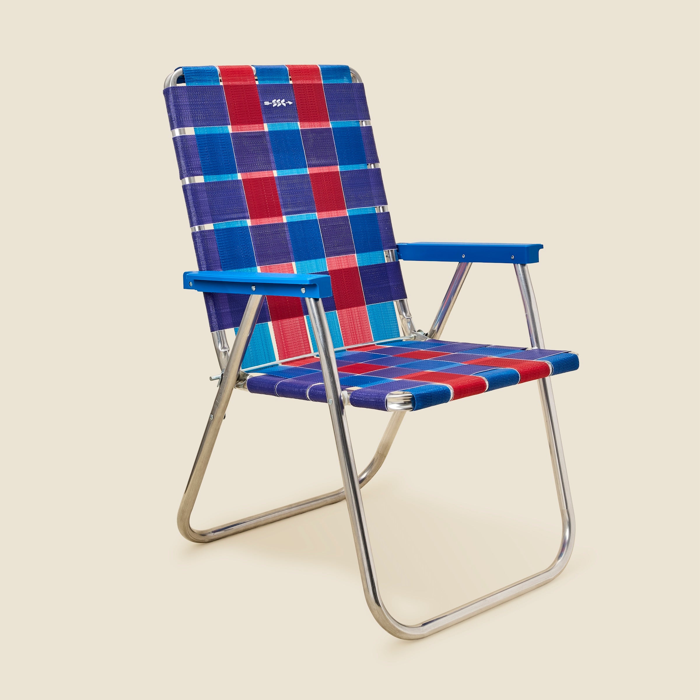 Your Grandpa's Lawn Chair | Purple Red & Blue Lawn Chair
