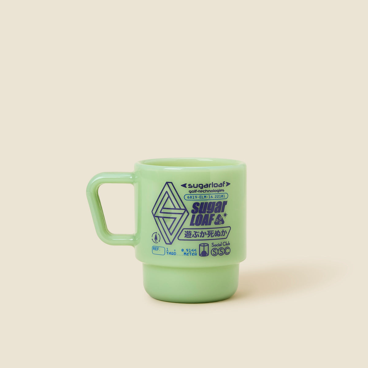 SSC Milk Glass Mugs 2-Pack