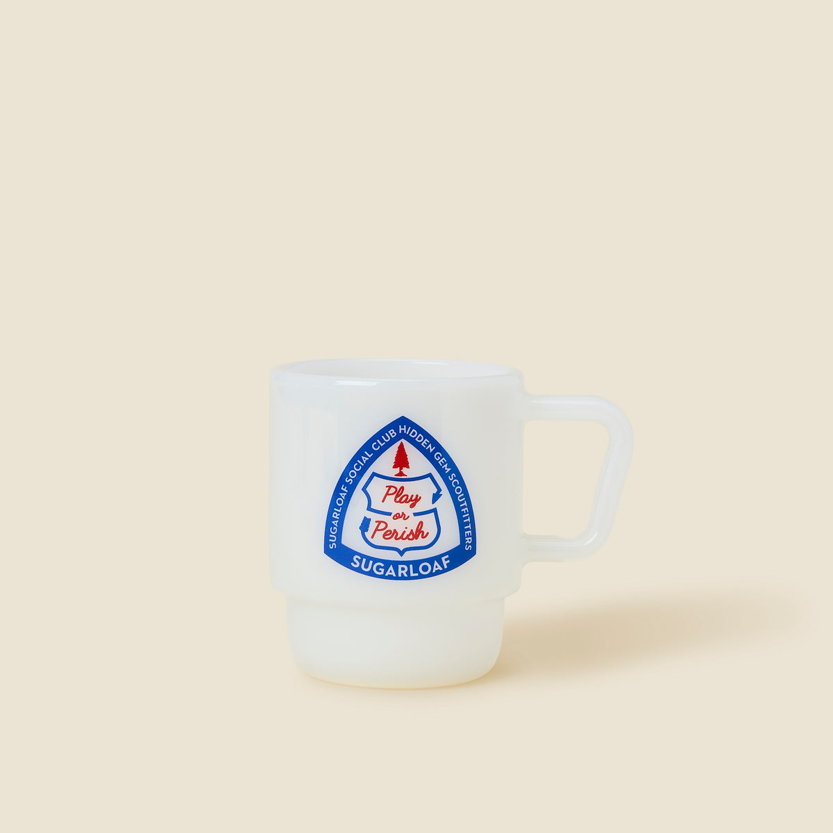 SSC Milk Glass Mugs 2-Pack