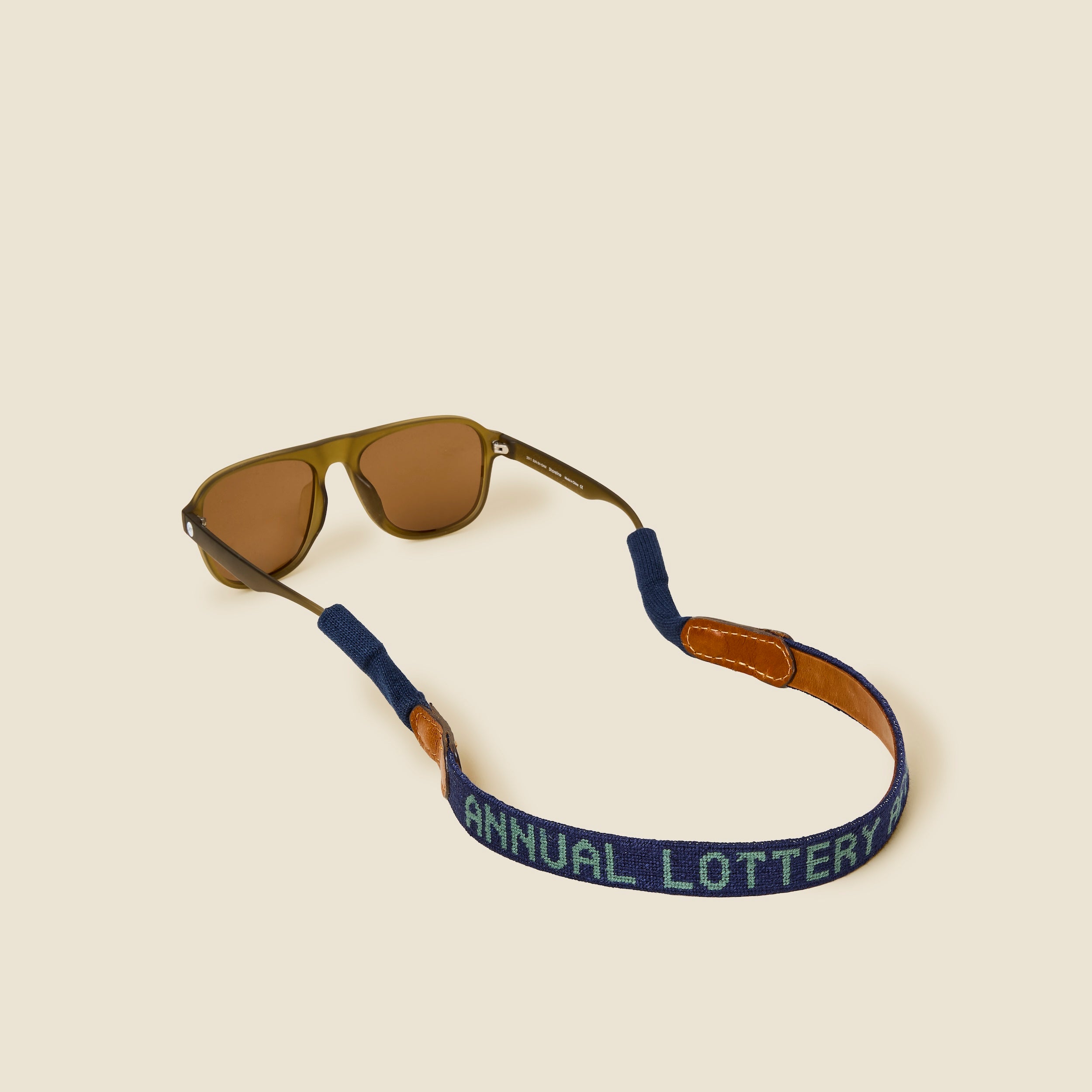 Annual Lottery Applicant Needlepoint Sunglasses Strap