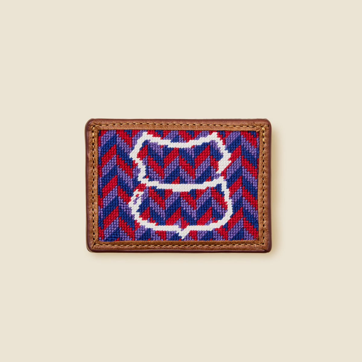 Big S Chevron Card Wallet