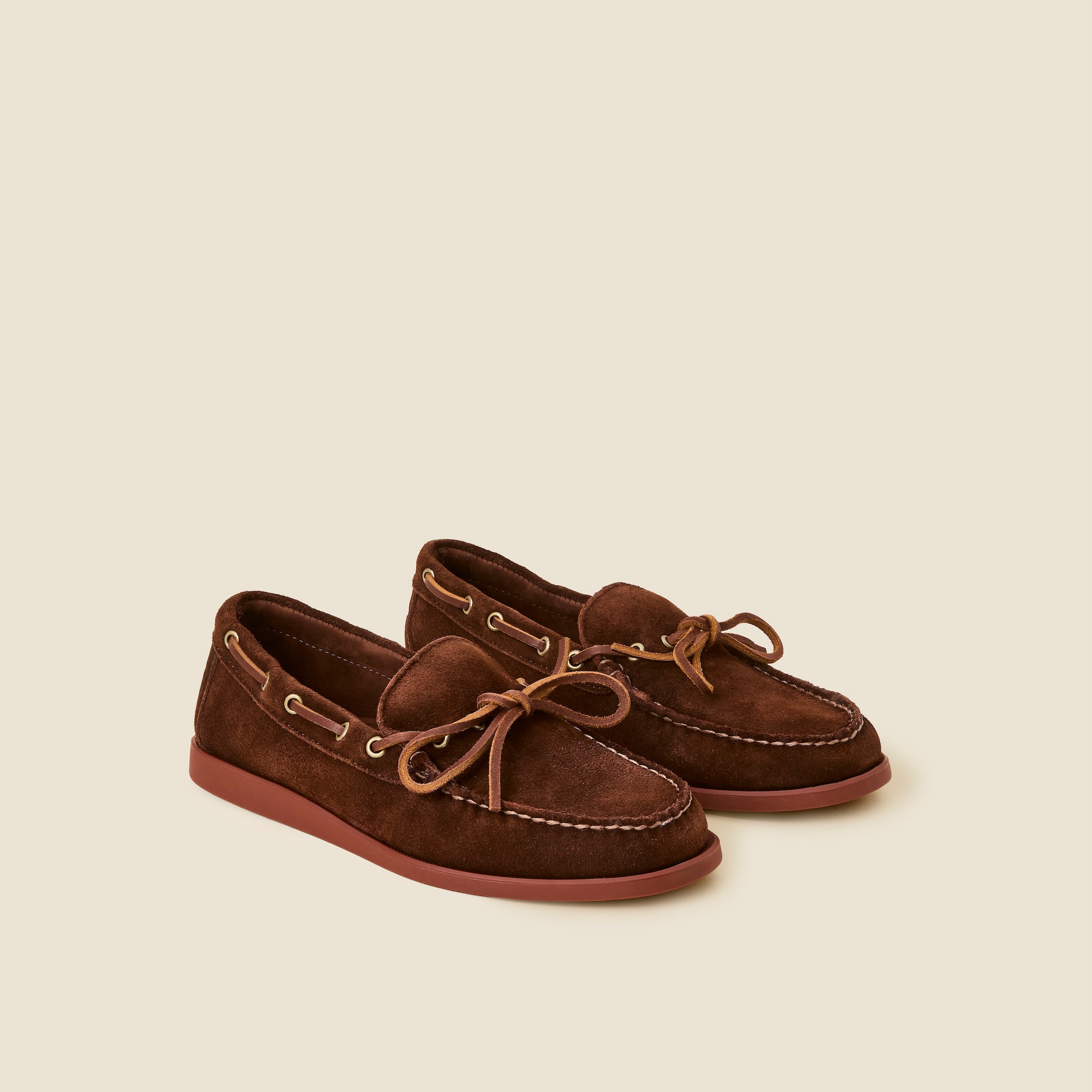 The Sugar-Loafer Suede Boat Shoe