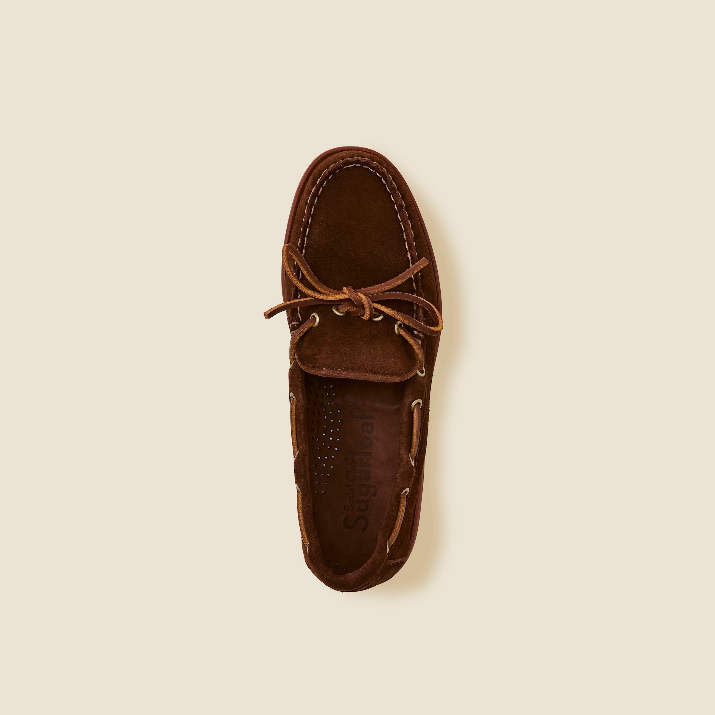 The Sugar-Loafer Suede Boat Shoe
