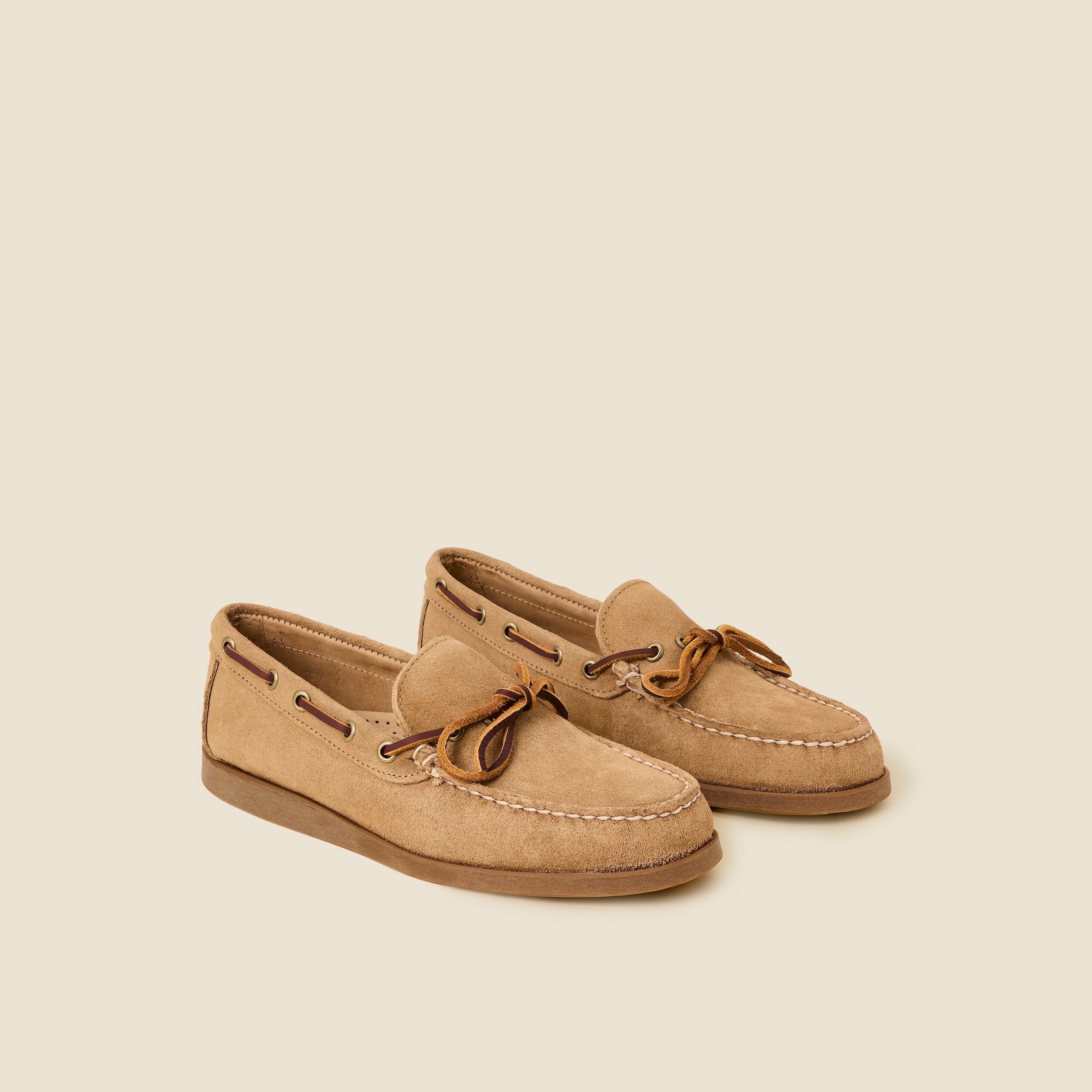 The Sugar-Loafer Suede Boat Shoe