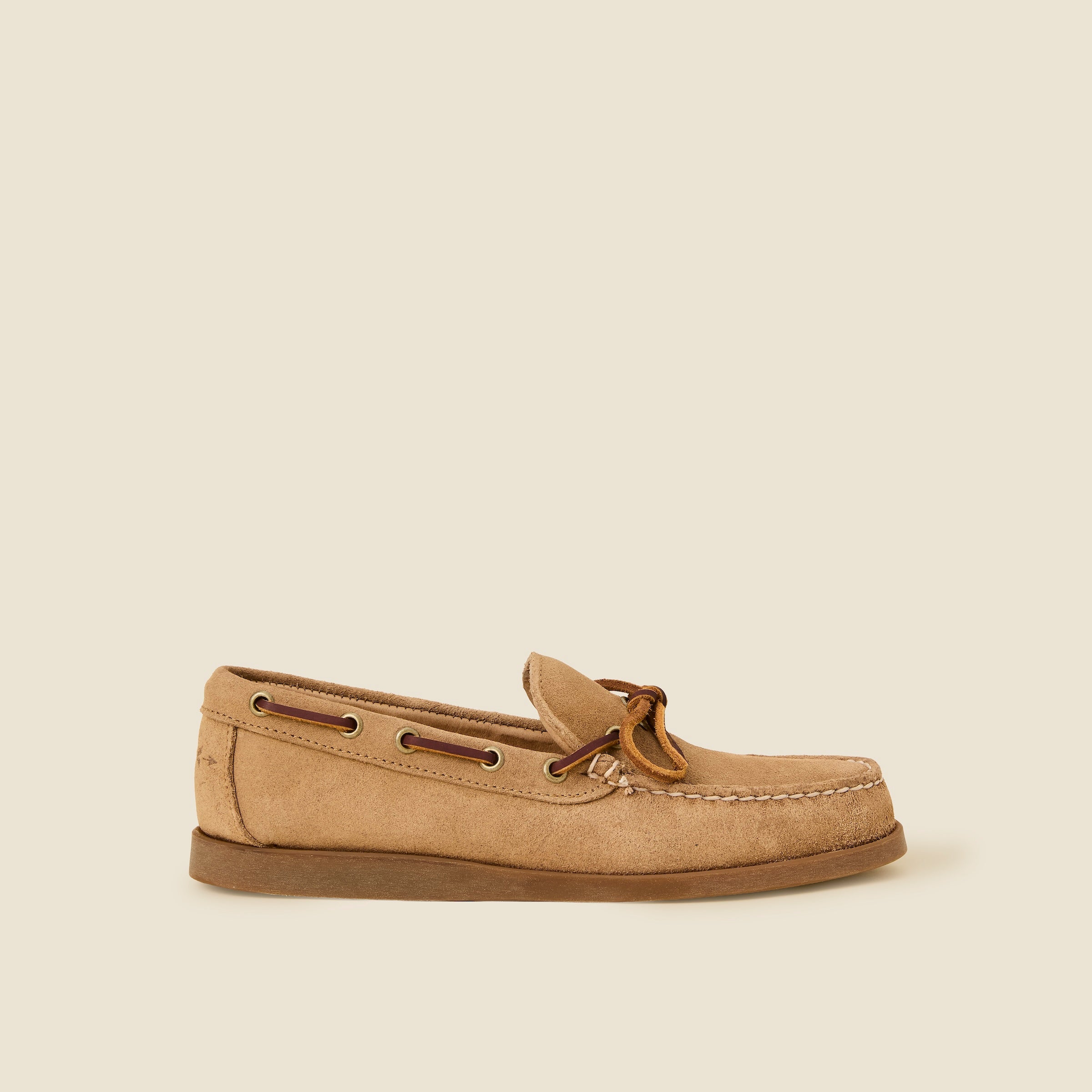 The Sugar-Loafer Suede Boat Shoe