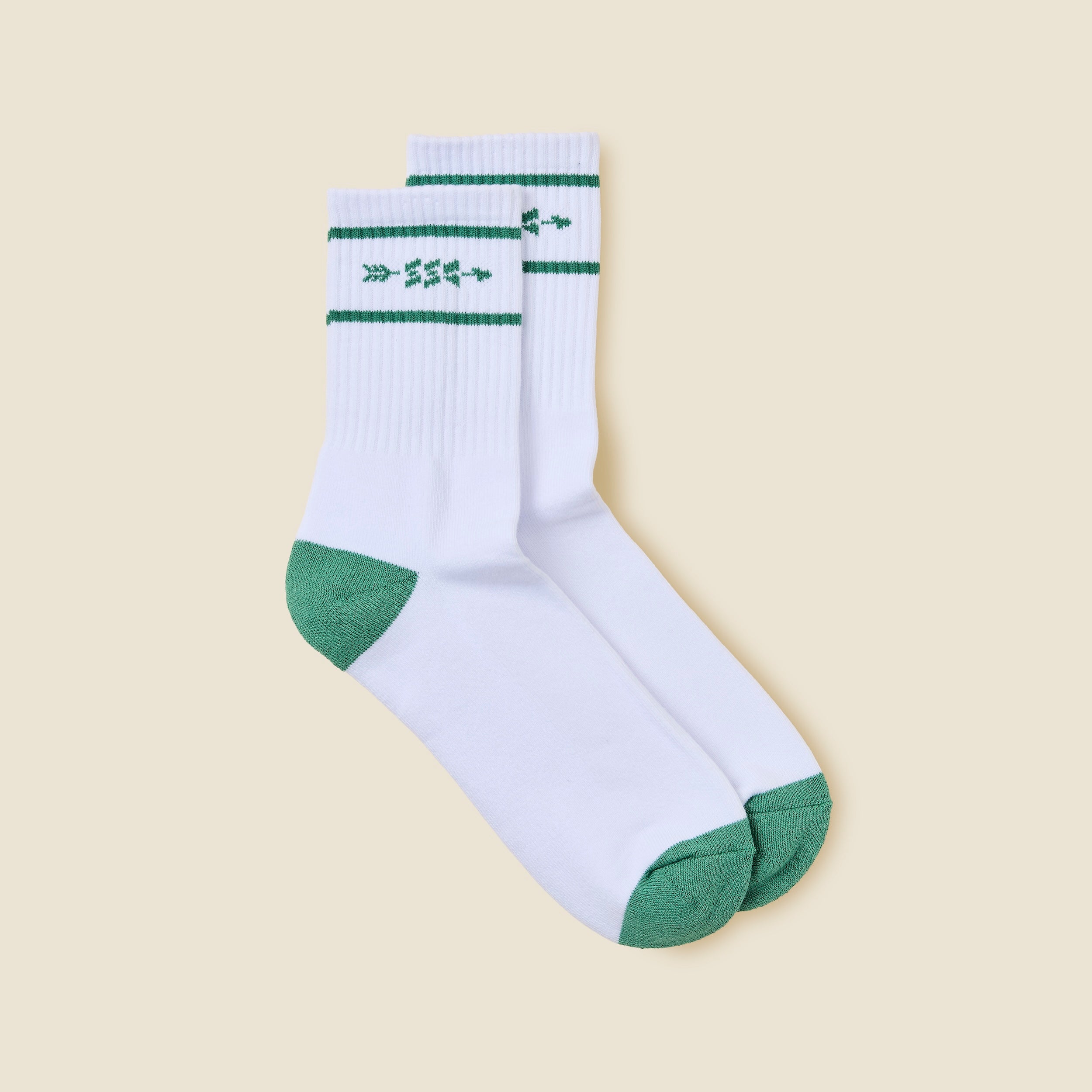 Green Arrow Crew Socks