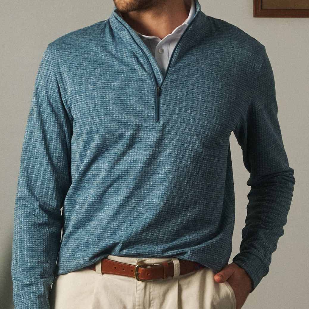 Grid Quarter-Zip
